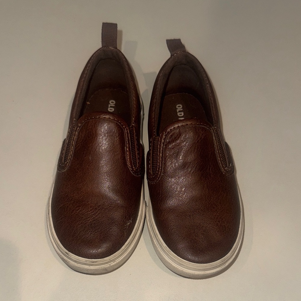 Old Navy Brown Kids Slip-On Sneakers